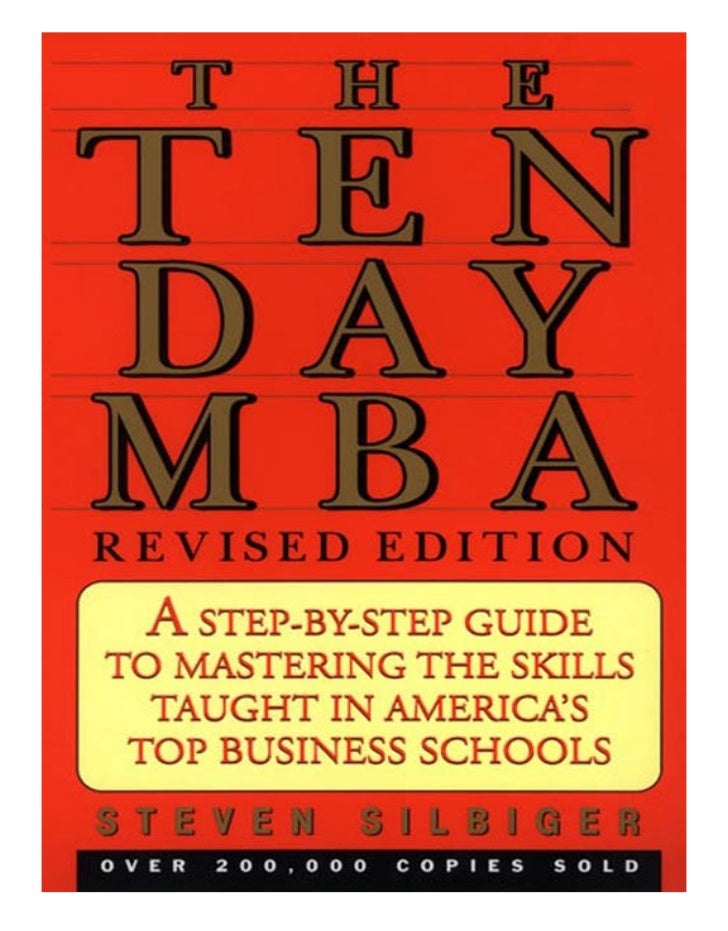 10 day mba silbiger